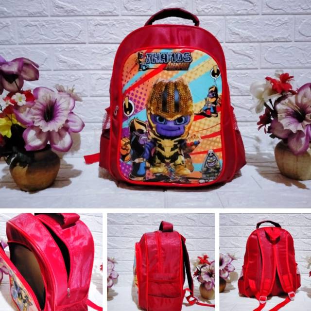 Tas anak lampu led IMPOR/ransel SD /seri 03