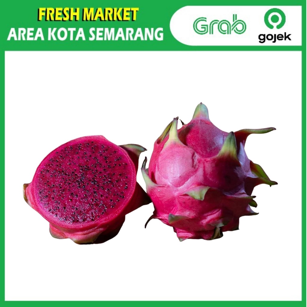 

[FRESH MARKET] Buah Naga Segar 1kg Dragon Fruit Buah-Buahan Semarang