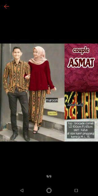 Tasyananu_batik Couple Maldevise Etnic / Asmat Couple