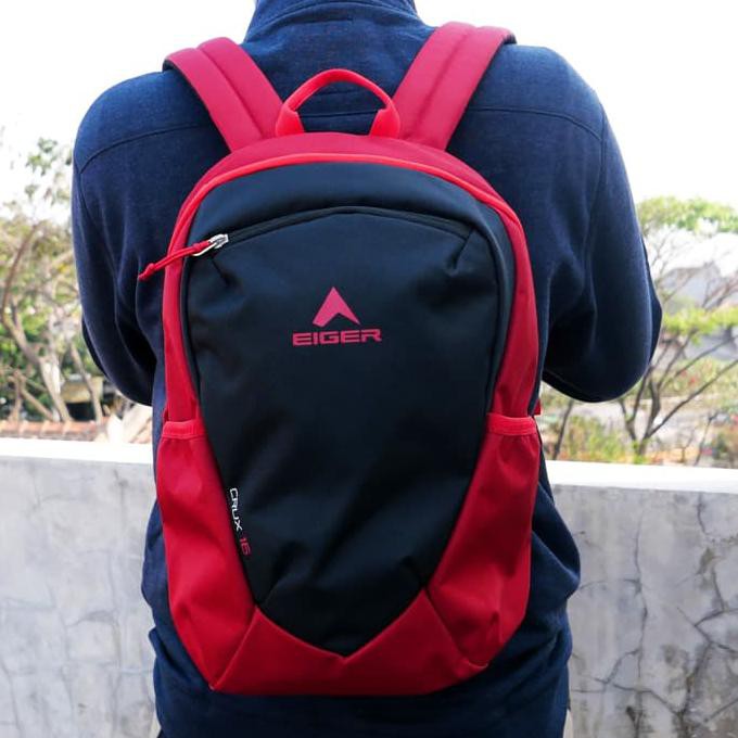  Eiger  Tas  Crux 16 Basic Daypack Red Shopee  Indonesia