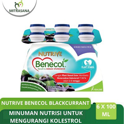 

Nutrive Benecol Blackcurrant 6 X 100 Ml