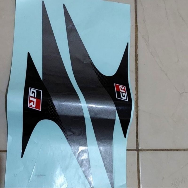 Stiker GR Agya Facelift Original
