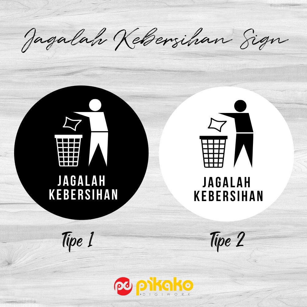 

Sign Board Signage Acrylic Papan Akrilik Jagalah Kebersihan