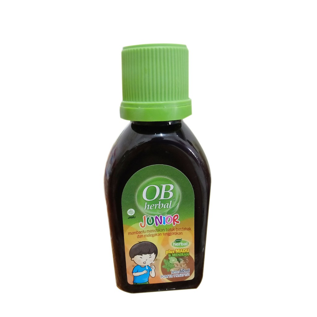 Ob Herbal Junior Obat Batuk Batuk Berdahak Batuk Sesak Anak Anak Shopee Indonesia