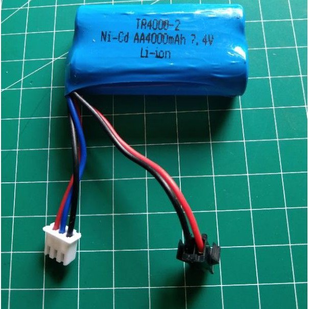 BATERAI MOBIL REMOT RC 7,4V AA 4000MAH / BATRE RC 7.4V