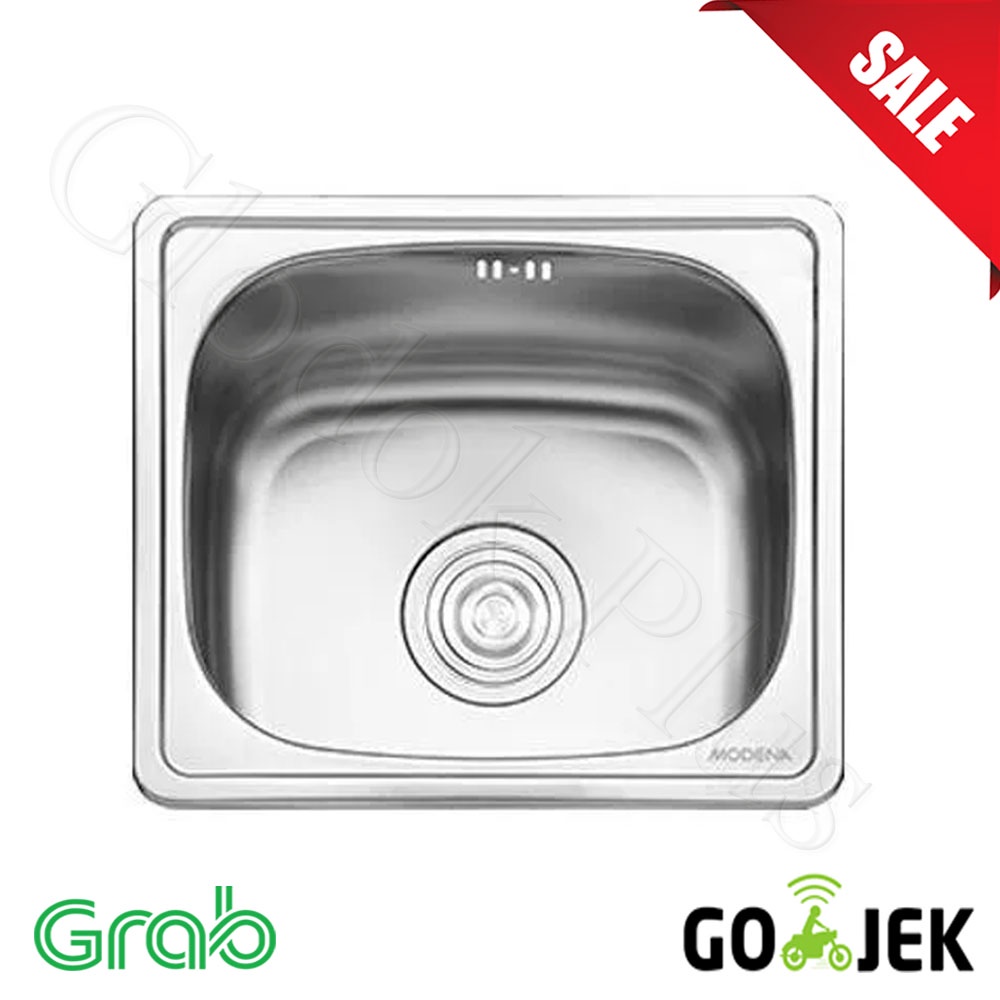 Modena BOLSENA KS 3120 - Kitchen Sink - Bak Cuci Piring 1 Lubang Persegi - Stainless Steel 304