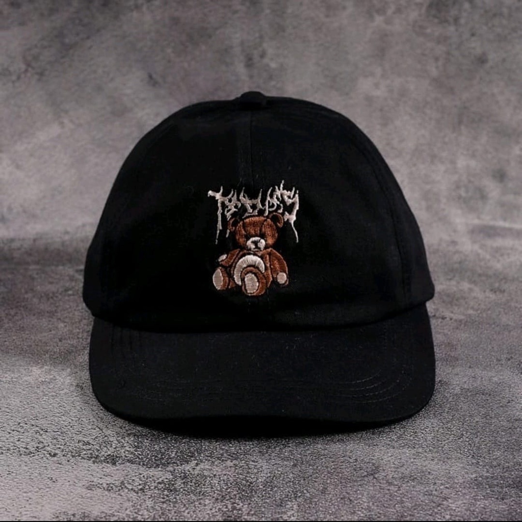 Baseball cap Topi Bear distro / Topi Pria baseball / Topi highlight casual caps distro / Topi panda distro terbaru / Topi Caps Bear Cod