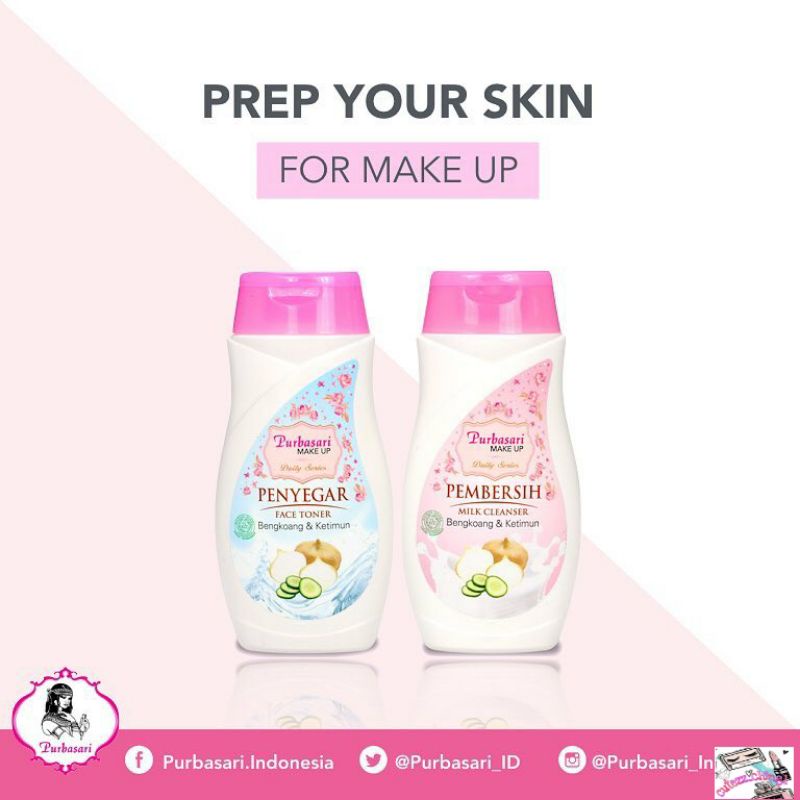 ☃Cutezz_Ching1☃Purbasari Daily Series Penyegar Face Toner 100ml