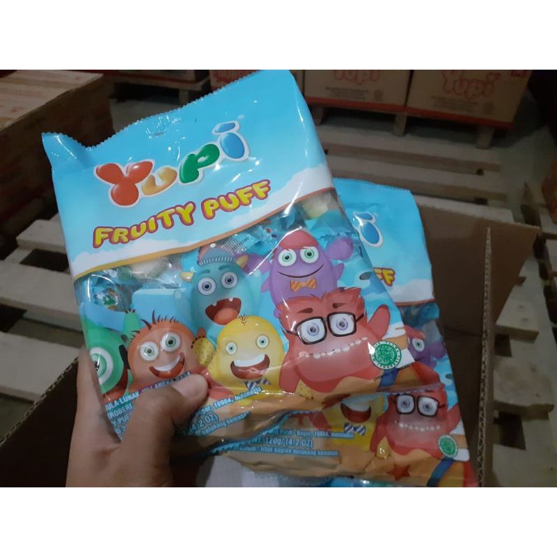 

Yupi Fruity Puff 120 gram