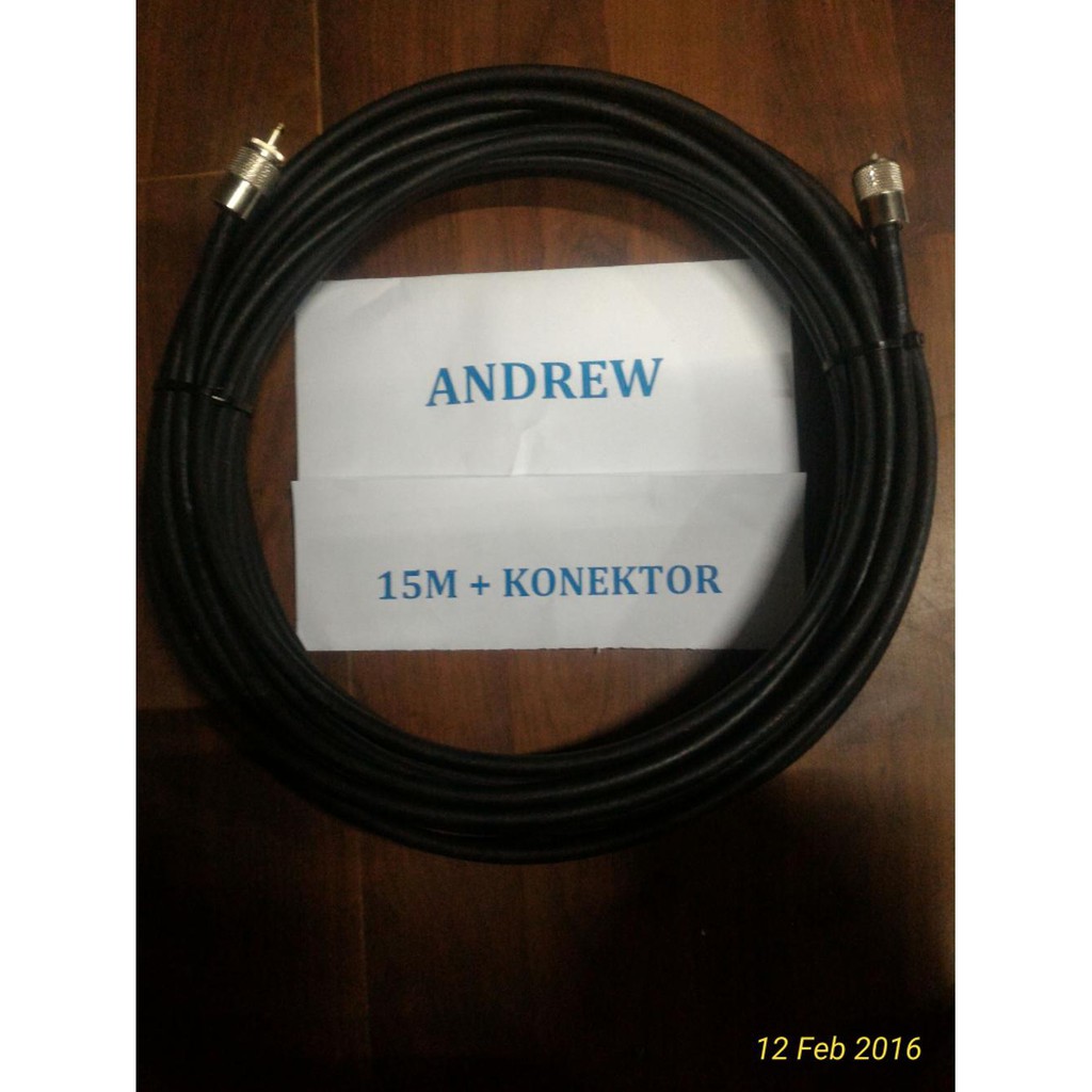 KABEL COAXIAL 50 OHM ERICSON / ANDREW D5 15M + KONEKTOR