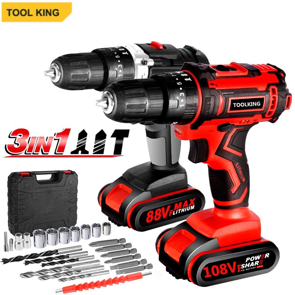 TOOL BOR BATERAI / BOR TANPA KABEL / BOR LISTRIK 68V 88V / BOR LISTRIK SET / BOR TANGAN LISTRIK / BO