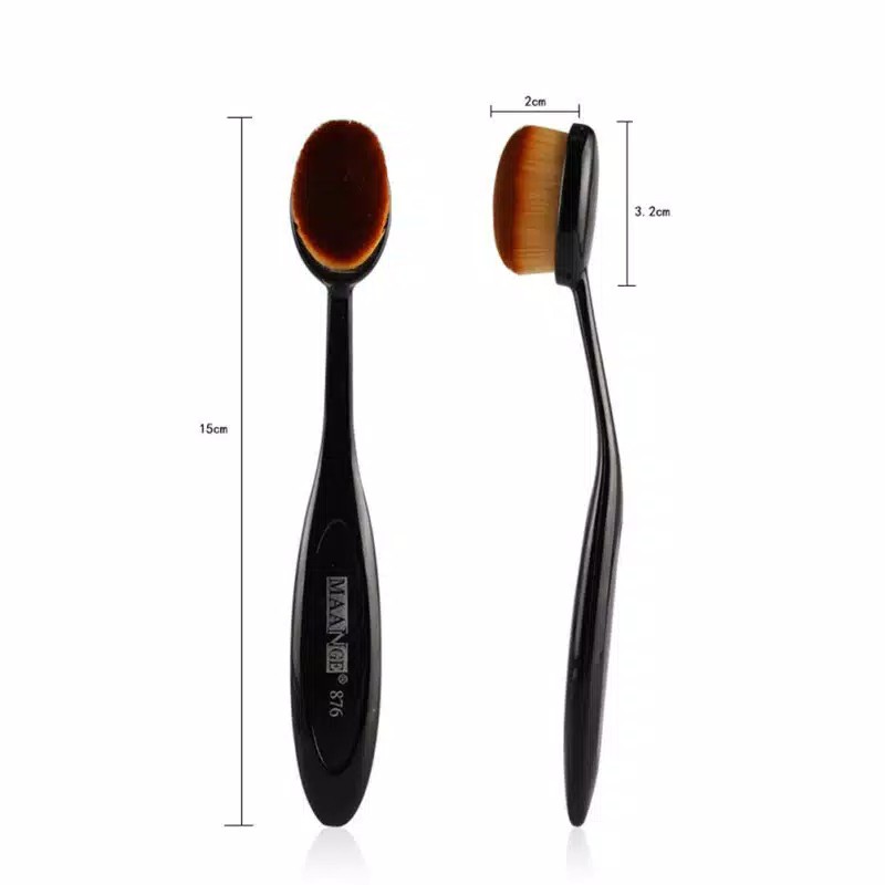 Oval Make Up Brush Maange Profesional Kuas Foundation High Quality