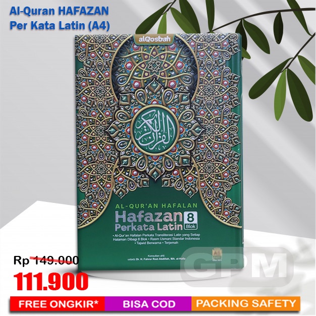 Al-Quran Hafalan HAFAZAN Per Kata + Latin uk. A4