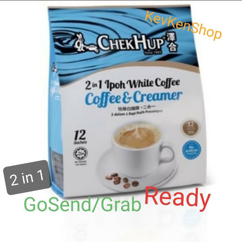 Jual ChekHup 2in1 white coffee creamer Malaysia Chek Hup Kopi 12 sachet