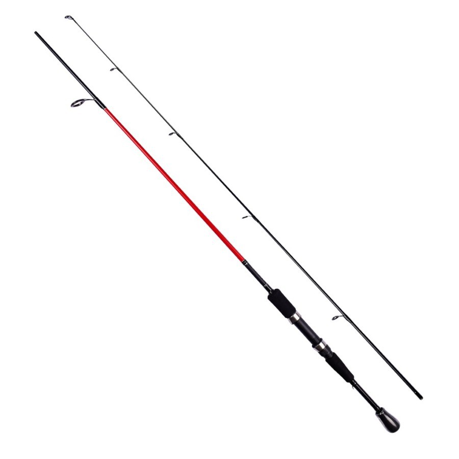 Joran Pancing Casting Daiwa Crossfire 180cm Spinning dan Baitcasting Merah
