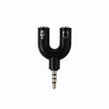 Spliter U / Y 2 in 1 to Sambungan Headset Splitter Mic Audio Music