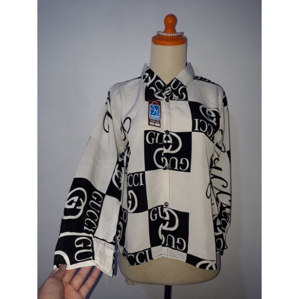 PRELOVED ATASAN GUCCI KEMEJA GUCCI EX BUTIK