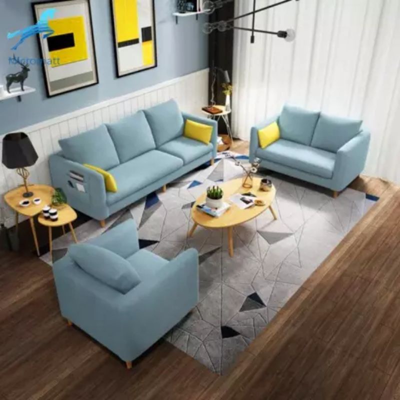 Sofa Tamu Retro Sofa Tamu 321 Sofa Tamu Super Empuk dan Lembut Sofa Tamu Blue Sofa Tamu Minimalis