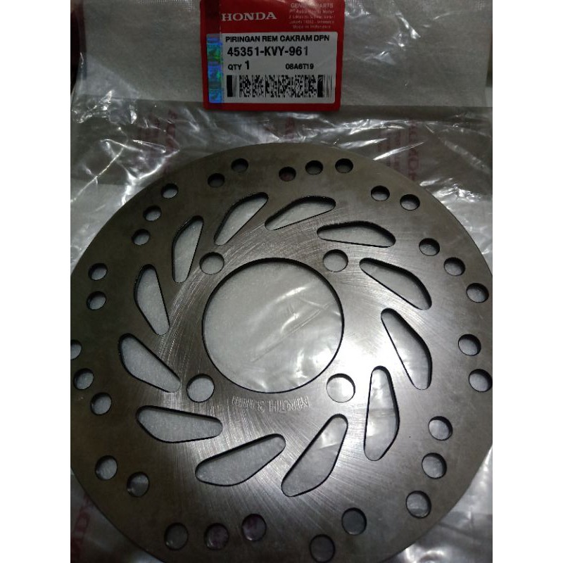 PIRINGAN CAKRAM DEPAN PIRINGAN CAKRAM BEAT OLD VARIO 125 SCOOPY SPACY  KVY