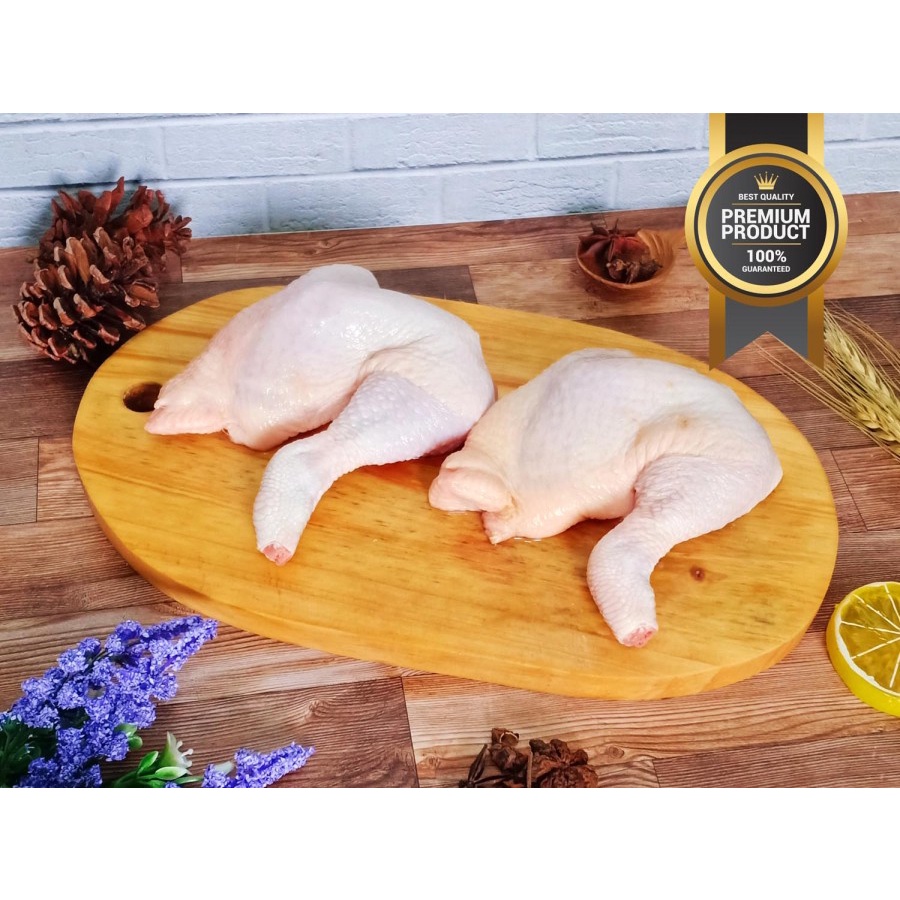 Paha Utuh Ayam Organic Lacto Farm 600 - 700gr (Ayam Organik)