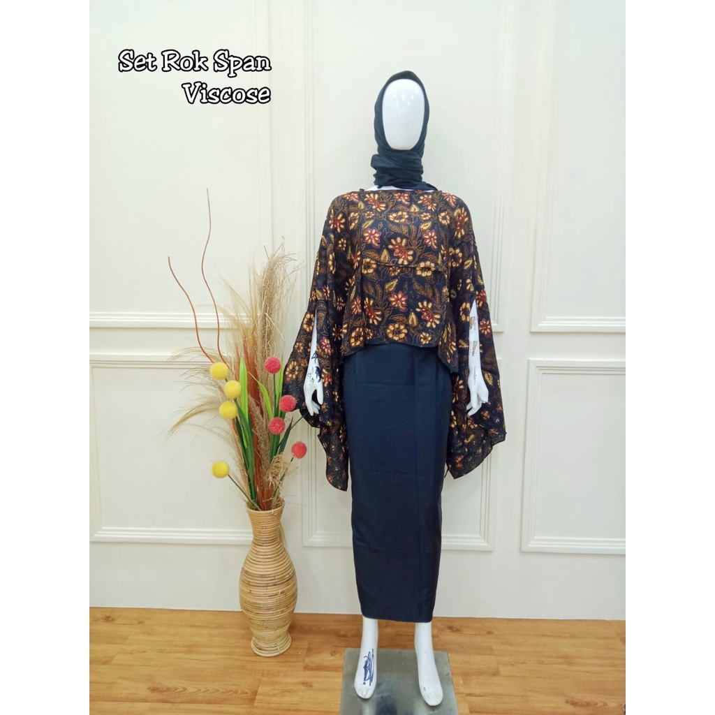 Setelan batik viscose