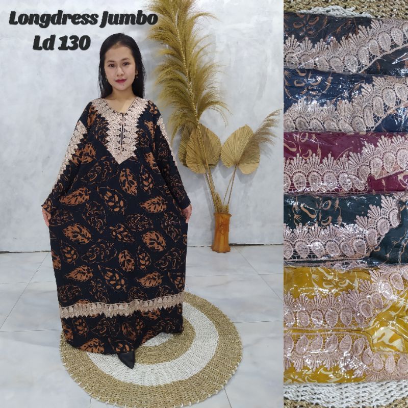 Longdress Arabian Jumbo  Ld 130 | Longdress Renda Jumbo | Daster Arab Jumbo |-3
