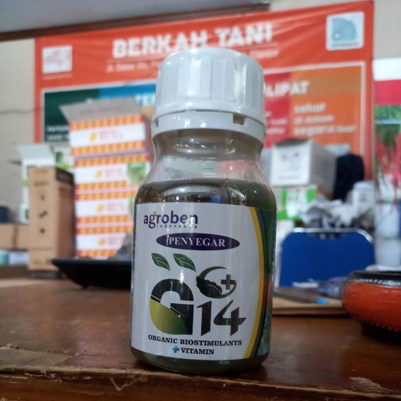 G14 Penyegar Tanaman ZPT vitamin nutrisi isi 250 ml pupuk daun cair agroben vitamin tanaman penyegar