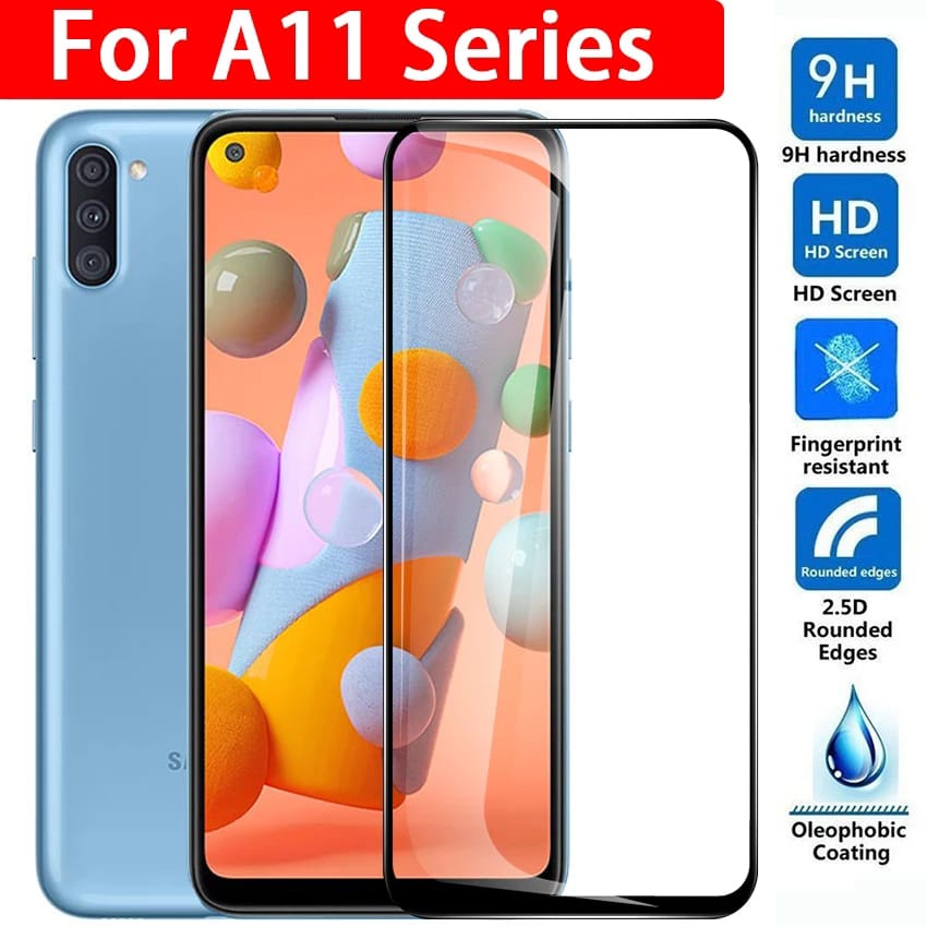 PROMO Tempered Glass SAMSUNG GALAXY A11 | M11  Full Layar ScreenGuard Protector Antigores Kaca