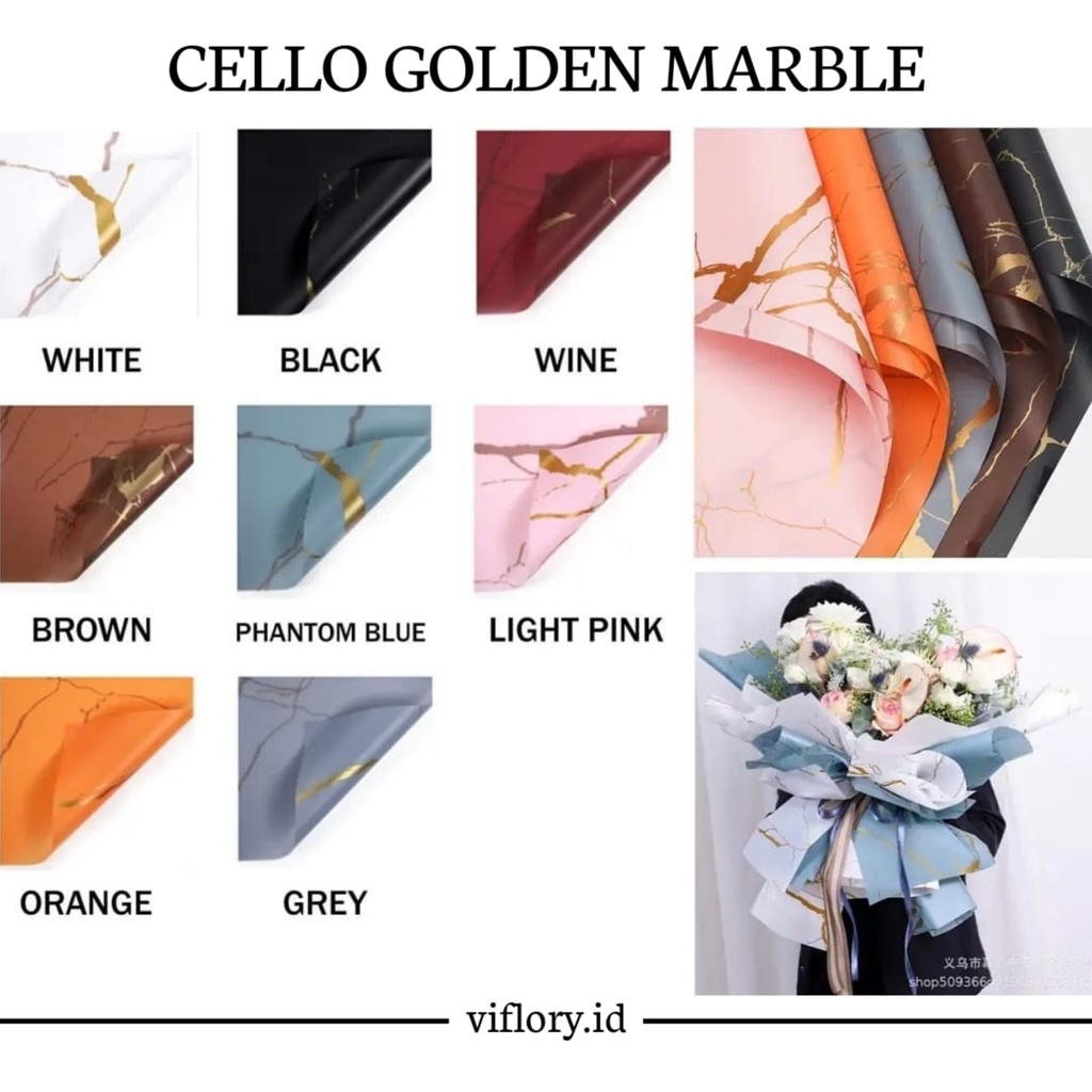 

Kertas Buket Cellophane Golden Marble [WAJIB TAMBAHKAN DUS]