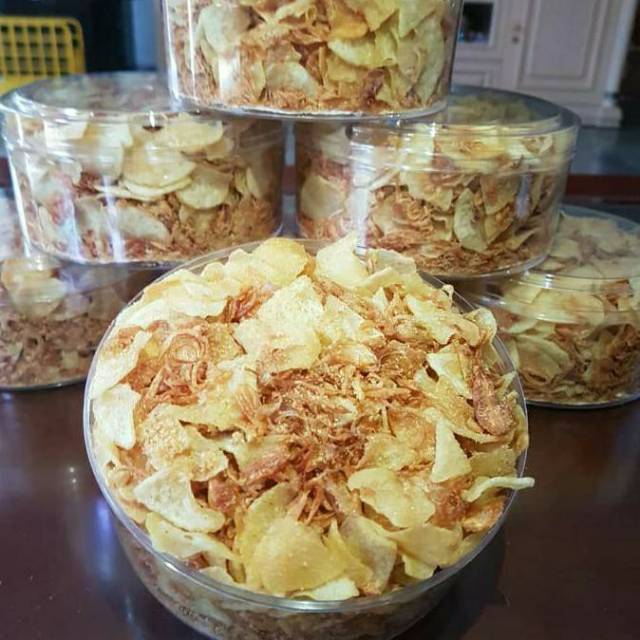 

Kentang garing ebi bawang