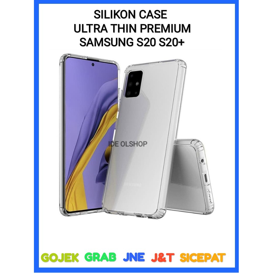 Samsung S20 S20+ S20 Ultra Silikon Silicon Ultra Thin Premium Case Cover Softcase Hp