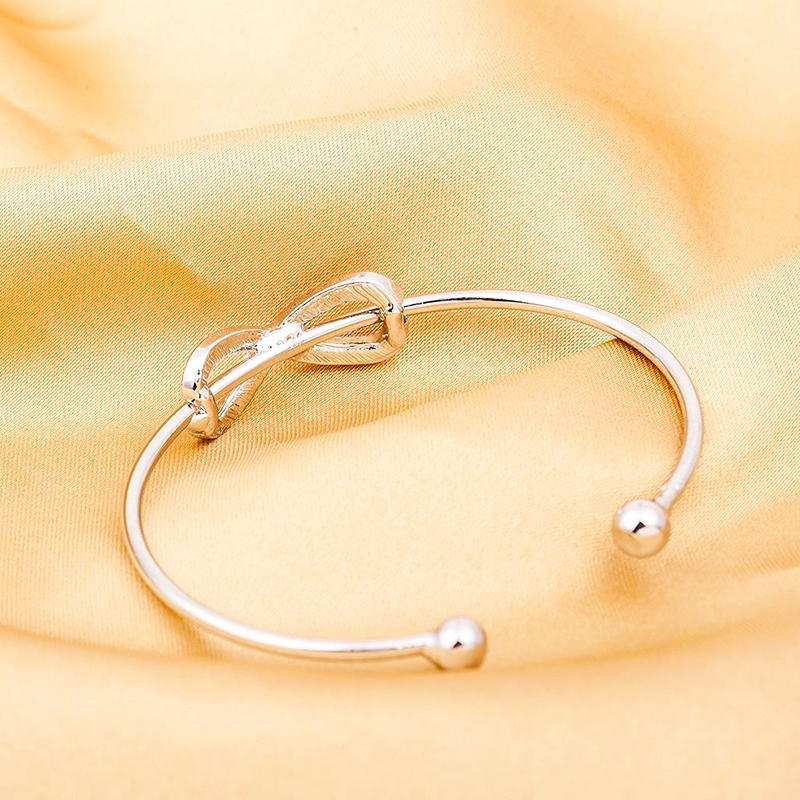 Sederhana Gelang Tangan Wanita Adjustable Hias Kristal Bracelet Untuk Pelajar