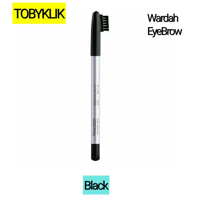 Wardah EyeBrow Pencil Black&amp;Brown 1.14 g