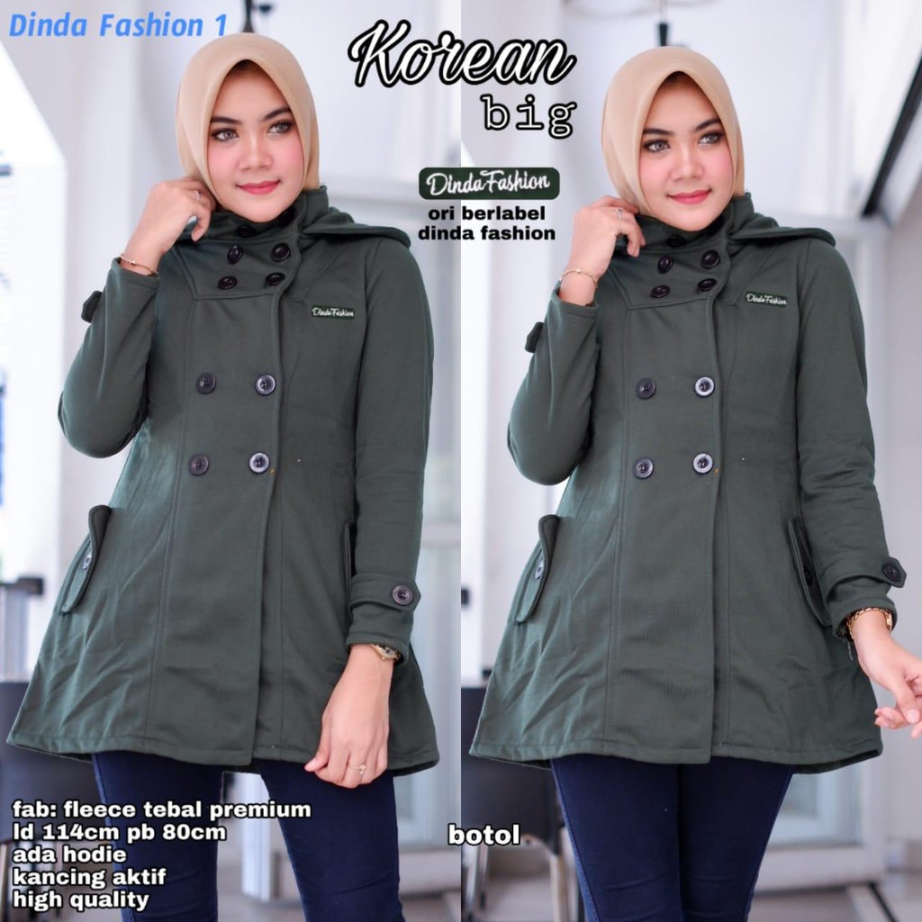 Jaket KOREAN BIG   by Dinda Fashion