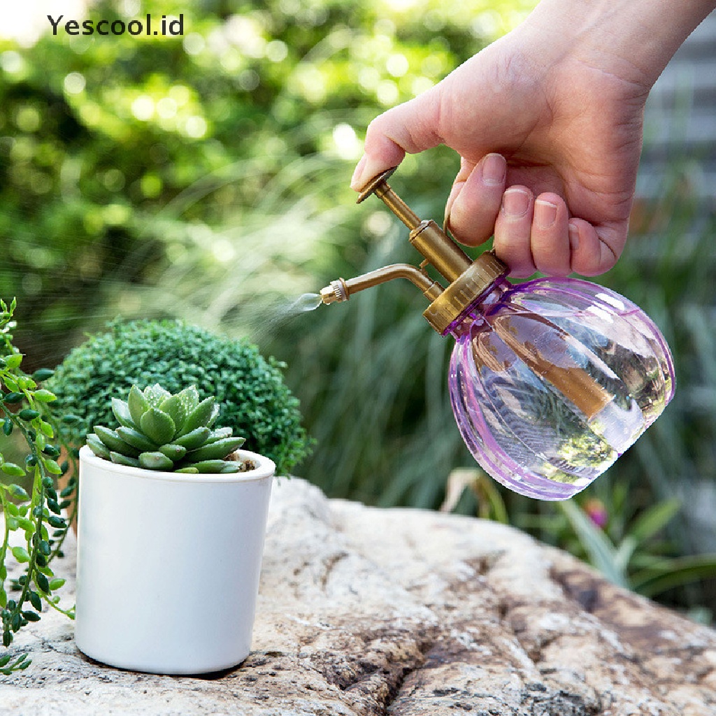 【Yescool】 Novelty Antique Plant Flower Watering Pot Spray Bottle Garden Hairdressing Sprayer .