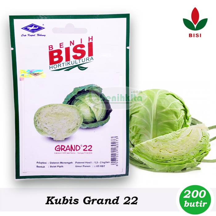 Benih-Bibit Kubis/Kol Grand 22 (BISI)
