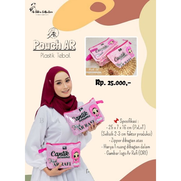 Terlaris √ POUCH AR RAFI | DOMPET AR RAFI (Anniha Collection)