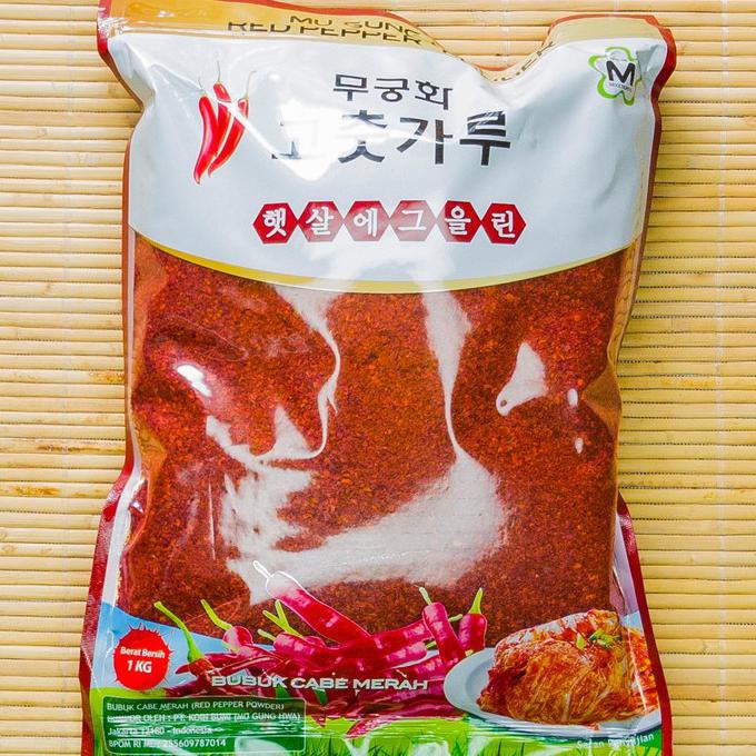 

Dijual Eceran Gochugaru Hot Pepper Flakes (Bubuk Cabe Kasar) - Isi 1Kg Terlaris