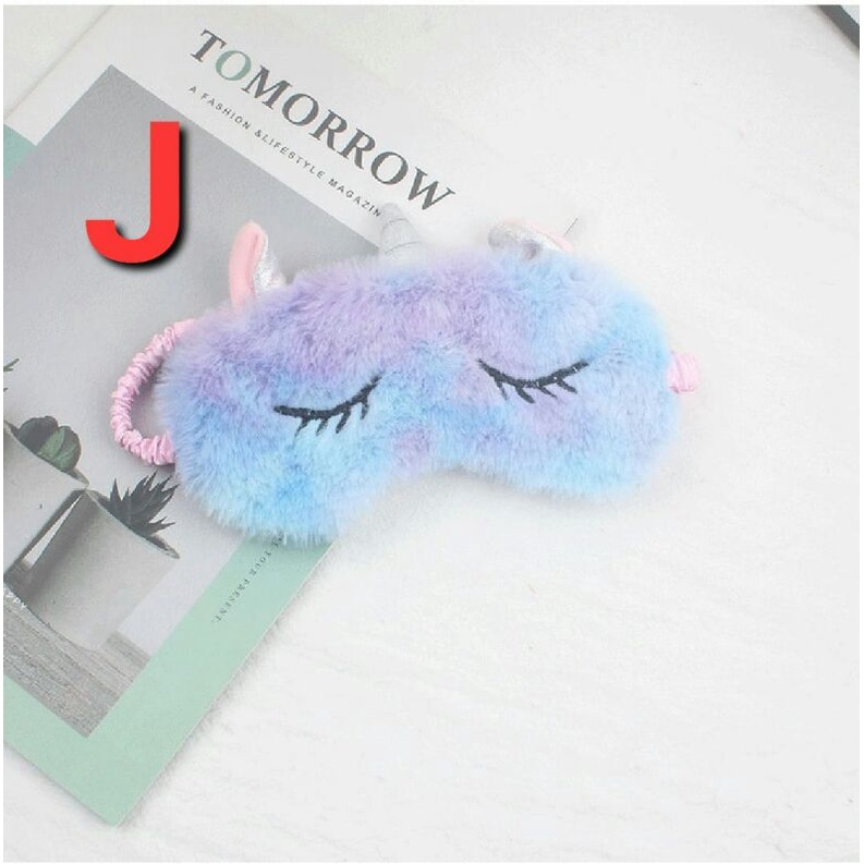 ready sleep mask masker penutup mata tidur unicorn cat anak