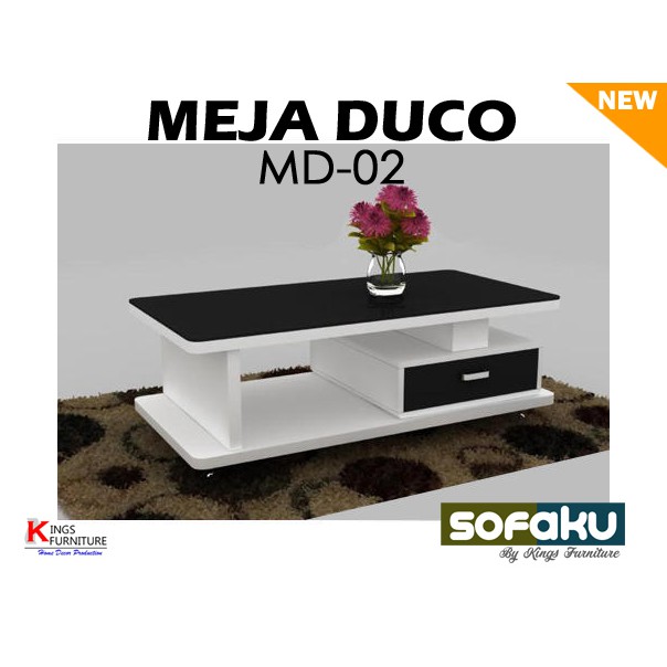 Meja Duco MD-02 - Meja Tamu Minimalis - Meja Ruang Tamu Duco Japandi