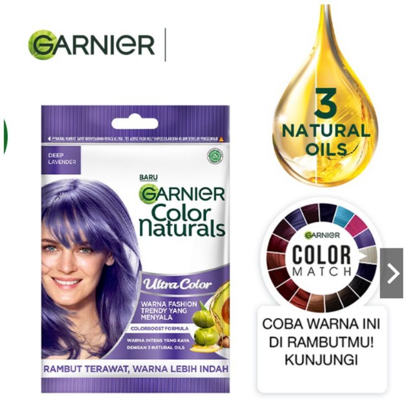 Garnier Color Natural Ultra Color Sachet / cat rambut garnier