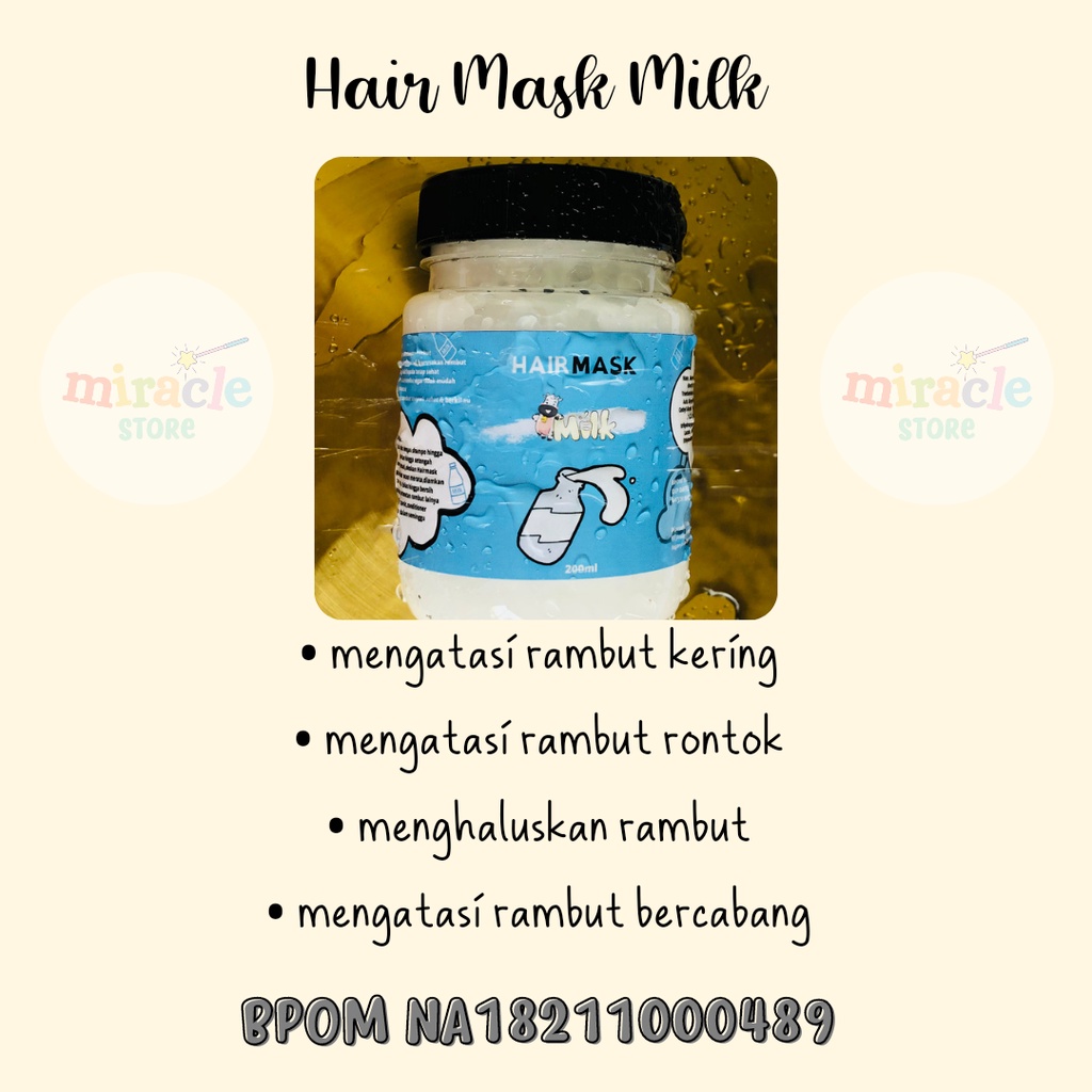 [BPOM]HAIR MASK|CONDITIONER|HAIR MIST|MASKER RAMBUT CREAMBATH PERAWATAN ALA SALON ANTI RAMBUT RONTOK MAKARIZO HAIR MASK ACL ZBEAUTYCARE HAIR MASK MURAH CREAMBATH MURAH PERAWATAN RAMBUT RONTOK RUSAK KERING KETOMBE TREATMENT RAMBUT MURAH VITAMIN RAMBUT-HAIR MASK MILK