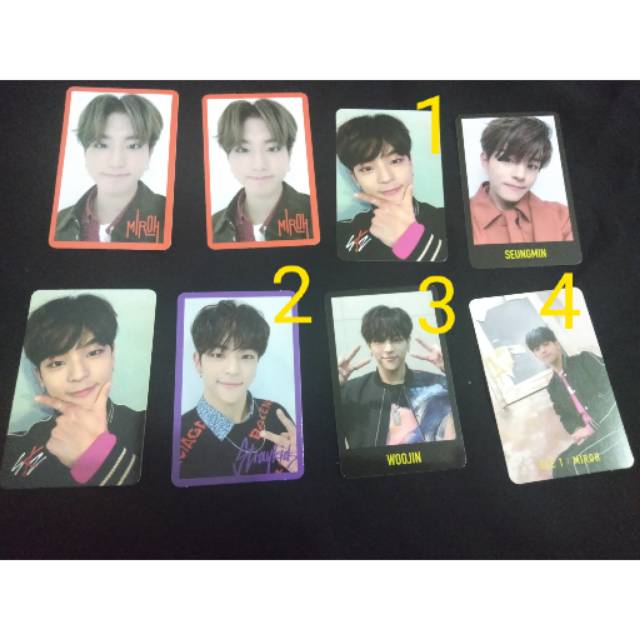PC STRAY KIDS ALBUM MIROH LIMITED VER. HAN /WOOJIN / SEUNGMIN
