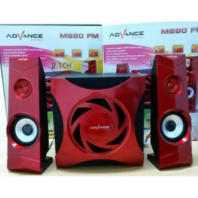 [ M690 FM+BT ] Advance Subwoofer Speaker M-690 FM BT / Speaker Bluetooth / Spaker Dangdut Sedang