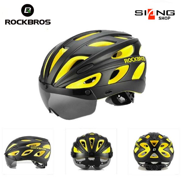 Helm Sepeda ROCKBROS TT-016 dengan Kaca Magnetic Terbaru