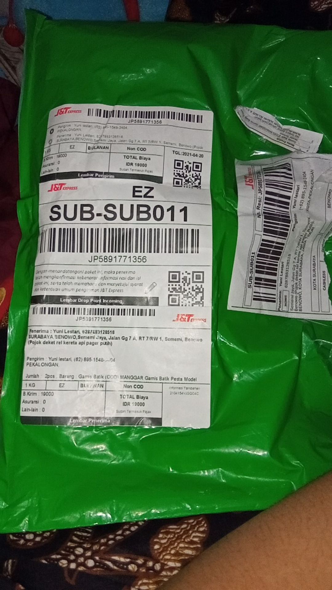 Gamis Batik (cod) Manggar Gamis Batik Pesta Model Terbaru