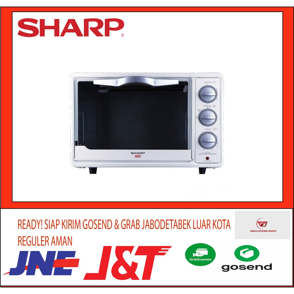 Sharp EO-18 L (W). Oven Panggangan Serba Guna. Baru &amp; Bergaransi