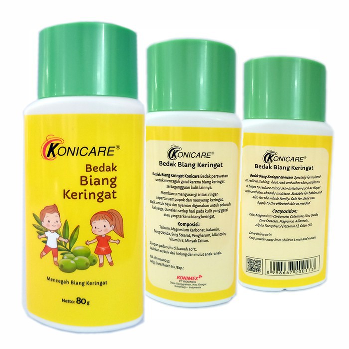 Konicare Bedak Biang Keringat - 80gr