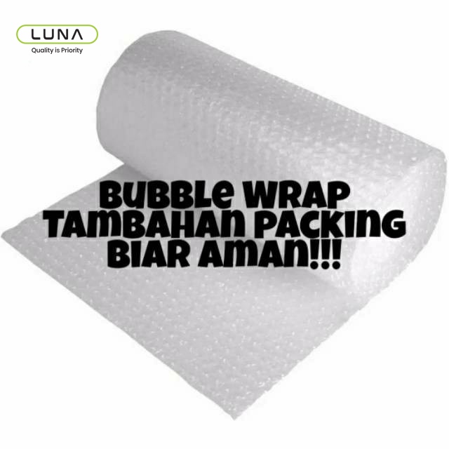 

PROMO! LUNA BUBBLE WRAP / BUBBLE PACK TAMBAHAN UNTUK PACKING AMAN (baca deskripsi dulu)