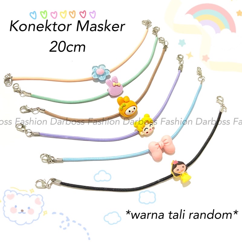 (BISA CUSTOM NAMA) Tali Kalung Masker anak dewasa / Rantai Kaca mata / Strap Mask premium/ Konektor Masker Mutiara / Strap Mask / Konektor masker hijab / rantai masker atau kaca mata gaya korea / aksesoris kacamata / kalung masker rantai / mote doff